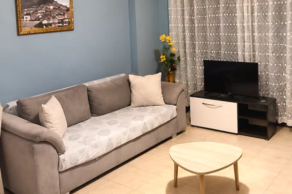 Shtepi me qera Apartament ne Tirane, 1+1, Mobilimi E mobiluar, Pagesa 45,000  Leke.