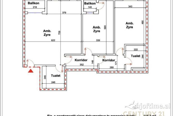 Ambiente Commerciale in Affitto 3+1 a Tirana - 2,200 Euro