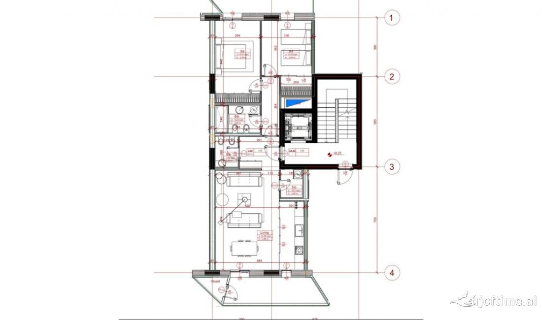 Ambient me qira per zyra 2+1+2 tek Altana ,Rruga e Kosovareve
