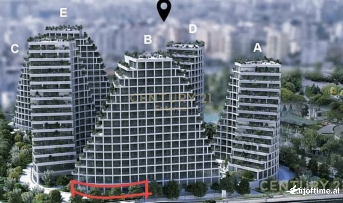 Ambjent Komercial per Qera te Liqeni Tiranes, ne kompleksin "Lake View" kulla B