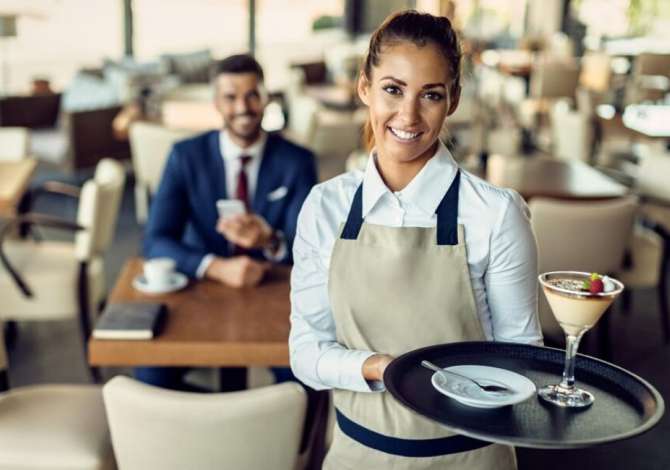 Job Offers for Cameriere,Cameriera ai piani hotel,Aiuto cuoc, Banconista di gelateria figura femminile in Tirana