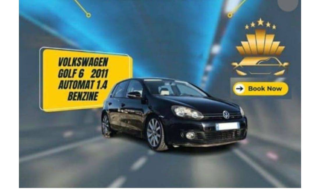 Makina me qera Golf 6 duke nisur nga 28 euro.