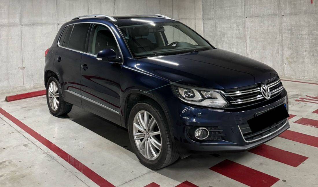  Makina Tiguan duke nisur nga 45 euro dita ,Aeroport