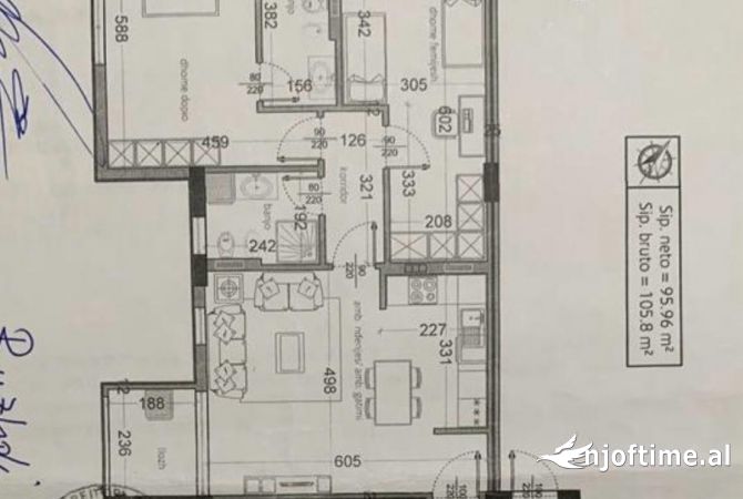 Shtepi ne shitje Apartament ne Tirane, 2+1, Mobilimi E mobiluar, Pagesa 299,000  Euro.