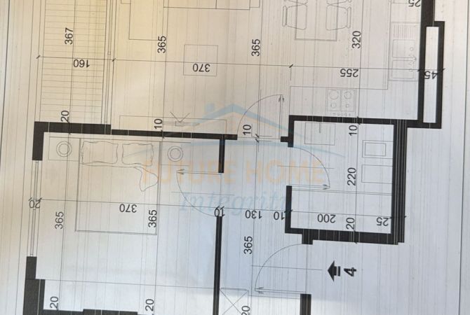 Shtepi ne shitje Apartament ne Tirane, 1+1, Mobilimi Bosh, pa mobiluar, Pagesa 151,570  Euro.