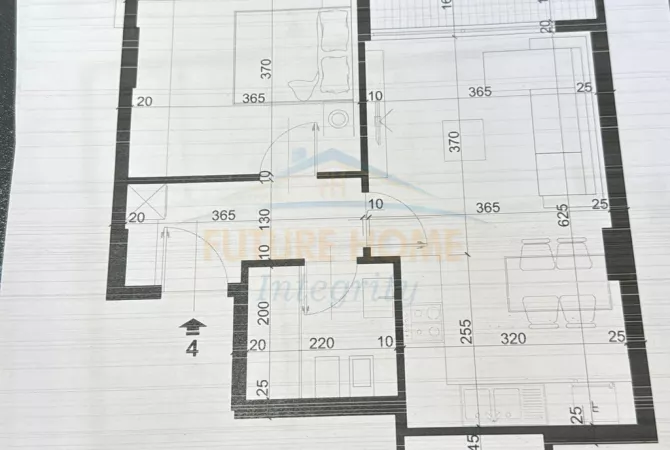 Shtepi ne shitje Apartament ne Tirane, 1+1, Mobilimi Bosh, pa mobiluar, Pagesa 151,570  Euro.