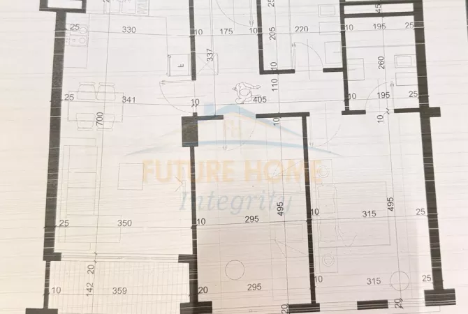 Shtepi ne shitje Apartament ne Tirane, 2+1, Mobilimi Bosh, pa mobiluar, Pagesa 228,390  Euro.