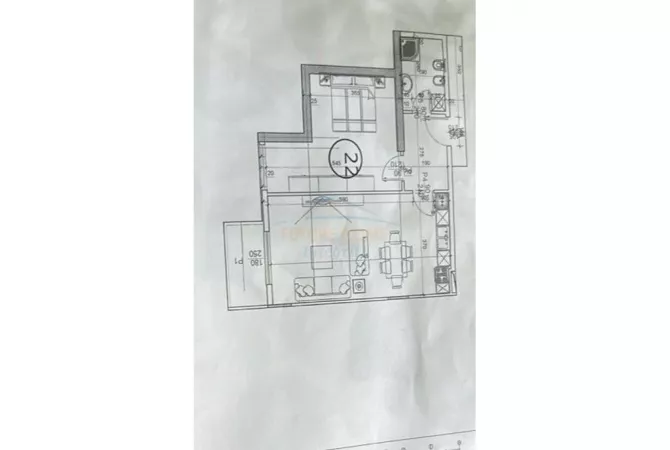 Shtepi ne shitje Apartament ne Tirane, 1+1, Mobilimi Bosh, pa mobiluar, Pagesa 84,260  Euro.