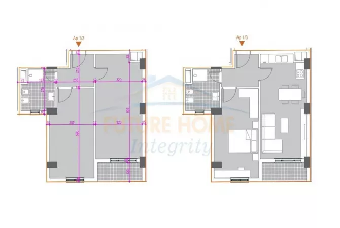 Shitet, Apartament 1+1, Rruga Jordan Misja, Tiranë.