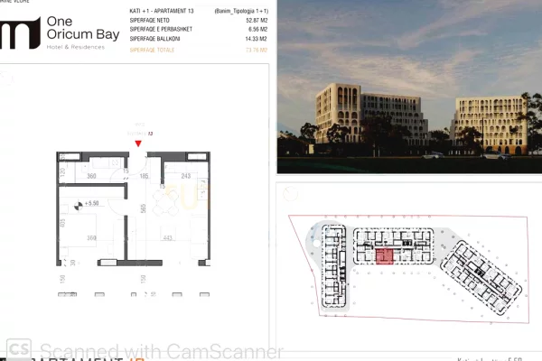 Shtepi ne shitje Apartament ne Vlore, 1+1, Mobilimi Bosh, pa mobiluar, Pagesa 162,200  Euro.