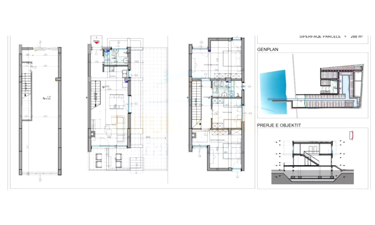 Luxury villas for sale in Durres 3+1, Emty