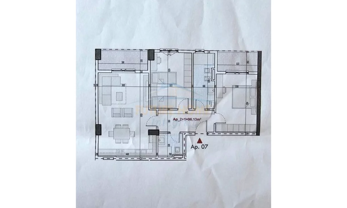 Appartamento in vendita a Tirana 2+1, Vuoto