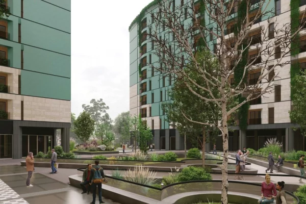 Shitet Apartament 1+1, Riverside Residence, Tiranë. në rrugën Javer Malo.