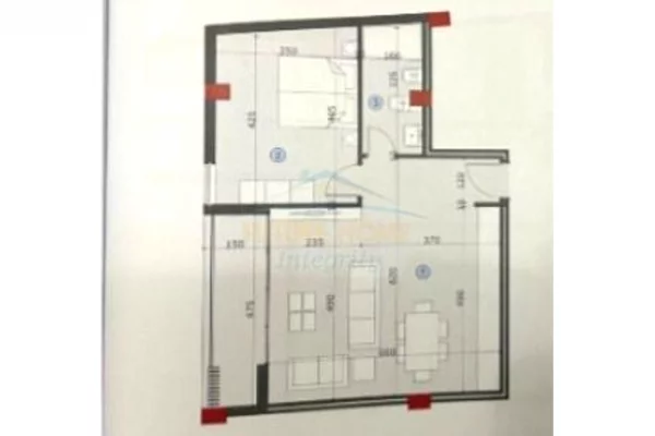 Shtepi ne shitje Apartament ne Tirane, 1+1, Mobilimi Bosh, pa mobiluar, Pagesa 108,200  Euro.