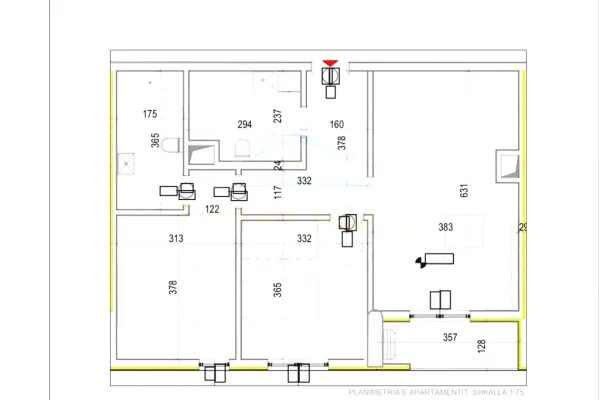 Shitet, Apartament 2+1+2+Post Parkimi, Splendor Residence, Tiranë.