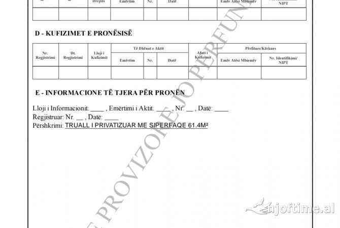 Casa privata/Indipendente in vendita a Elbasan 1+1, Arredato