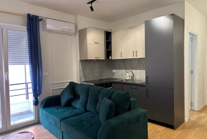 Shtepi me qera Apartament ne Tirane, 1+1, Mobilimi E mobiluar, Pagesa 500  Euro.