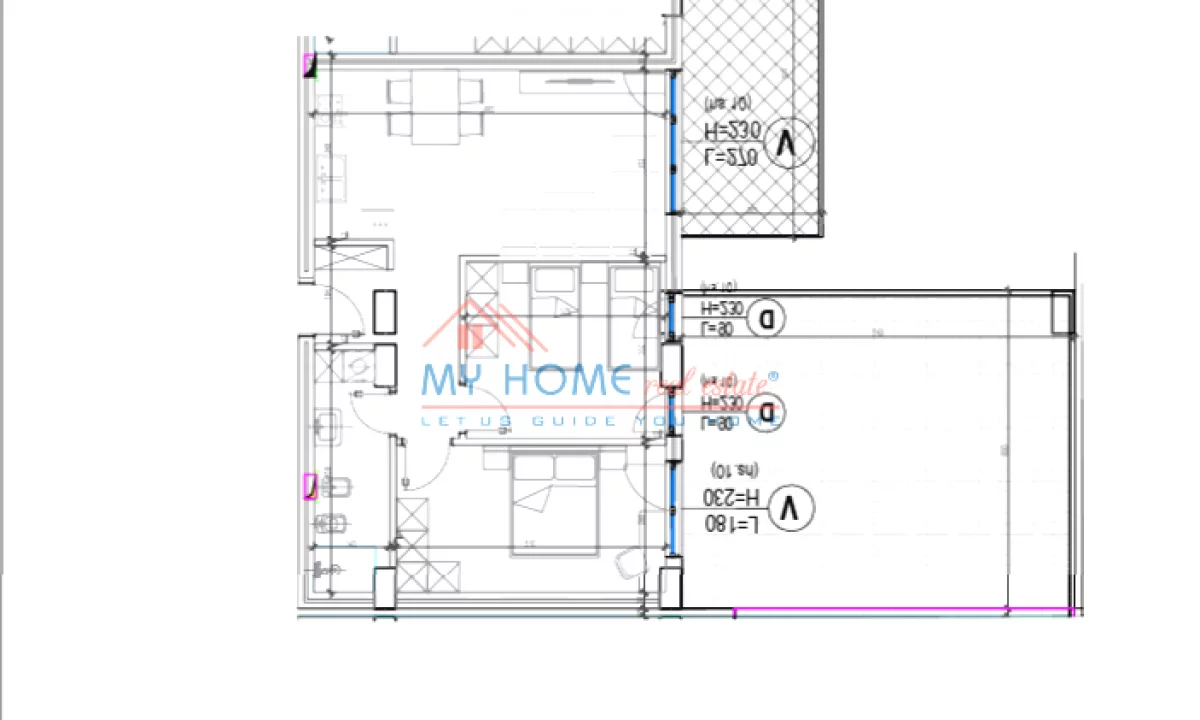 Shtepi ne shitje Apartament ne Tirane, 2+1, Mobilimi Bosh, pa mobiluar, Pagesa 171,000  Euro.