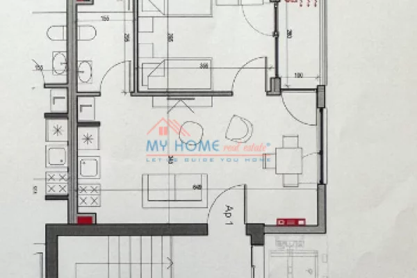 Apartament 1+1 ne Shitje tek Birra Tirana