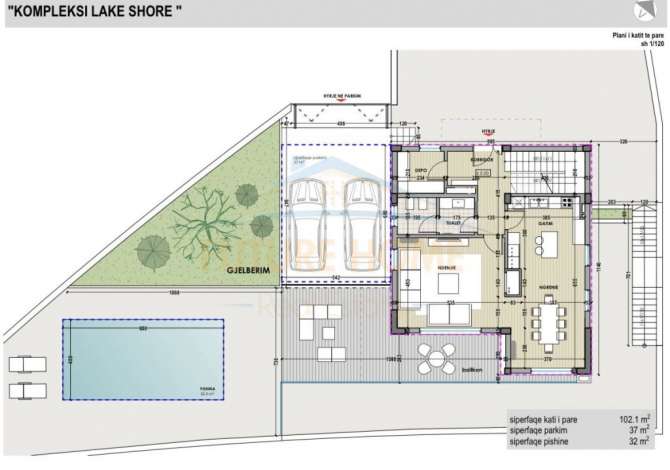Shtepi ne shitje Vila Luksoze ne Tirane, 4+1, Mobilimi Bosh, pa mobiluar, Pagesa 939,000  Euro.