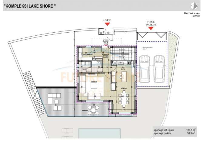 Shtepi ne shitje Vila Luksoze ne Tirane, 4+1, Mobilimi Bosh, pa mobiluar, Pagesa 852,000  Euro.