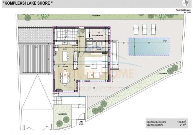 Shtepi ne shitje Vila Luksoze ne Tirane, 4+1, Mobilimi Bosh, pa mobiluar, Pagesa 885,000  Euro.
