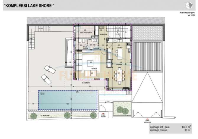 Shtepi ne shitje Vila Luksoze ne Tirane, 4+1, Mobilimi Bosh, pa mobiluar, Pagesa 769,000  Euro.