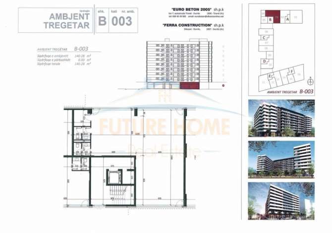 Business Property in Sale 1+1 in Tirana - 490,000 Euro