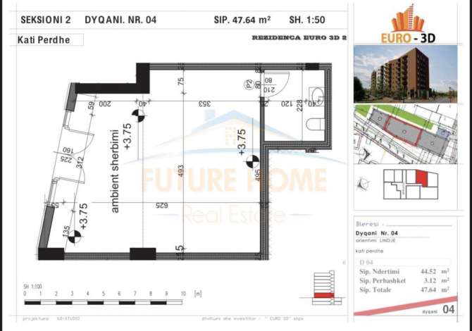 Business Property in Sale 1+1 in Tirana - 95,000 Euro