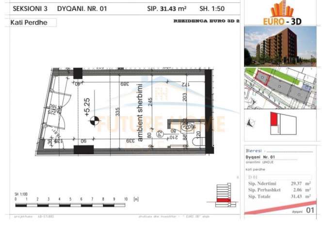 Business Property in Sale 1+1 in Tirana - 57,000 Euro