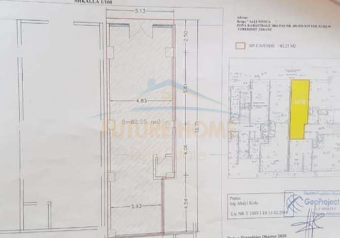 Business Property in Sale 1+1 in Tirana - 205,000 Euro