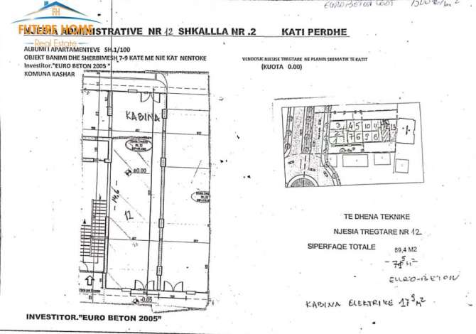 Business Property in Sale 3+1 in Tirana - 107,000 Euro