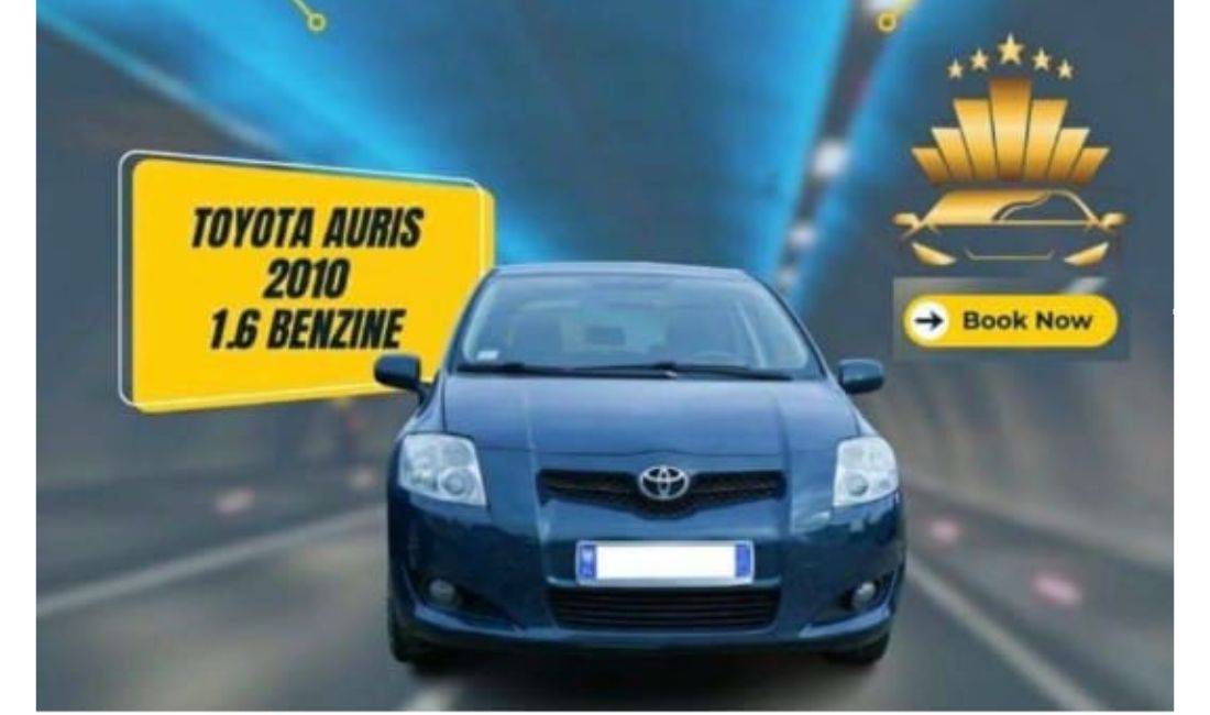 Makina me qera Toyota Auris per 28 euro dita