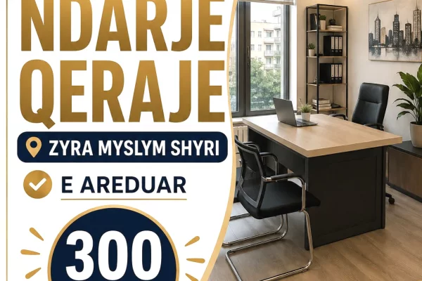 Ambiente Commerciale in Affitto 3+1 a Tirana - 300 Euro