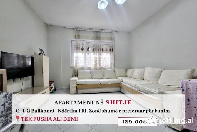 Apartament 1+1 shitje, Fusha Ali Demi