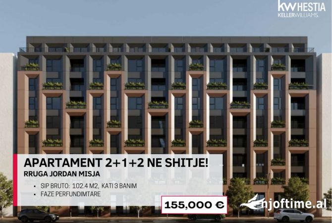 Apartament 2+1+2 per shitje, Jordan Misja