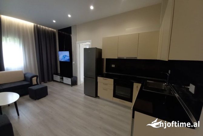 Jepet me qera apartament 1+1 500€ Rezidenca Kurora e  Kopshtit Botanik,Kodres se Diellit 