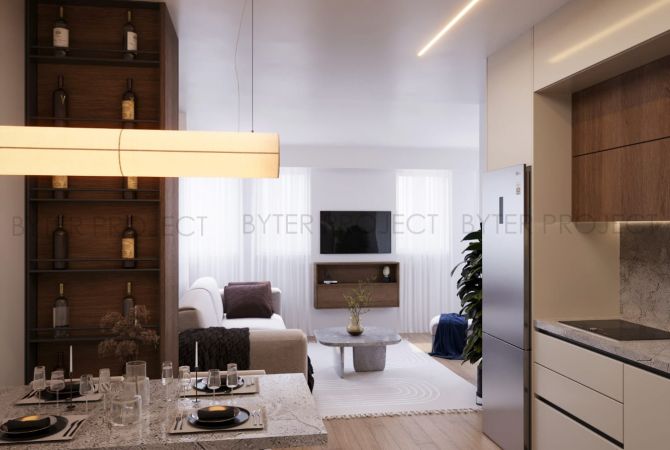 🏡 Shitet apartament 1+1+Garderobe te Rruga Fortuzi, Prane Qendres 