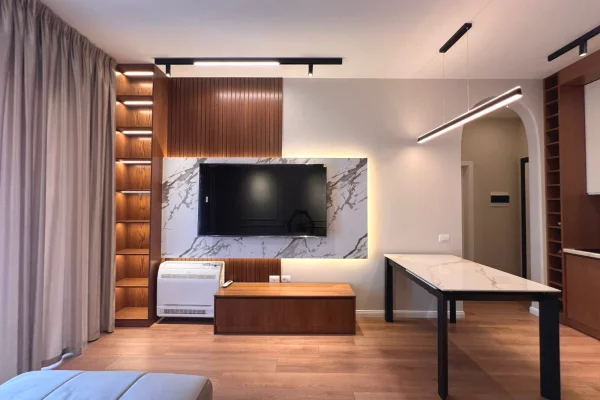 Shtepi ne shitje Apartament ne Tirane, 1+1, Mobilimi E mobiluar, Pagesa 164,990  Euro.