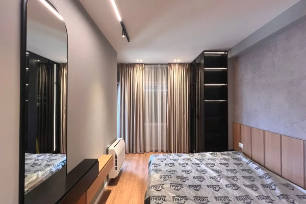 Shtepi ne shitje Apartament ne Tirane, 1+1, Mobilimi E mobiluar, Pagesa 164,990  Euro.