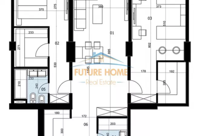 Apartament Per Shitje 2+1+2, Rruga e Elbasanit
