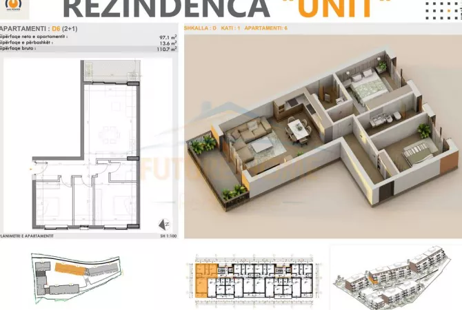 Shtepi ne shitje Apartament ne Tirane, 2+1, Mobilimi Bosh, pa mobiluar, Pagesa 199,000  Euro.