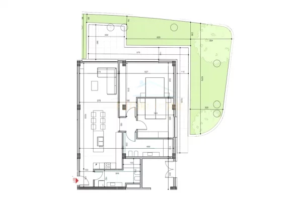 Shtepi ne shitje Apartament ne Tirane, 2+1, Mobilimi Bosh, pa mobiluar, Pagesa 268,625  Euro.