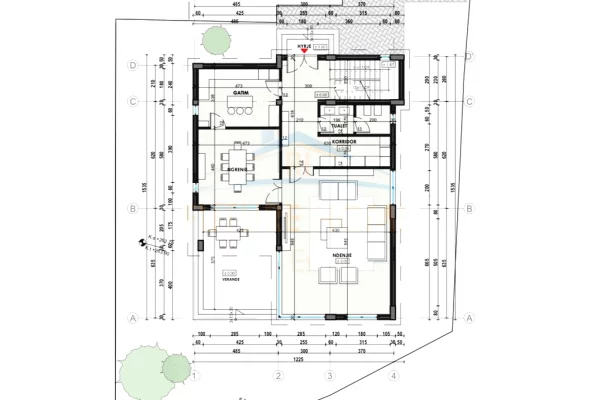 Shtepi ne shitje Vila Luksoze ne Tirane, 3+1, Mobilimi Bosh, pa mobiluar, Pagesa 630,000  Euro.