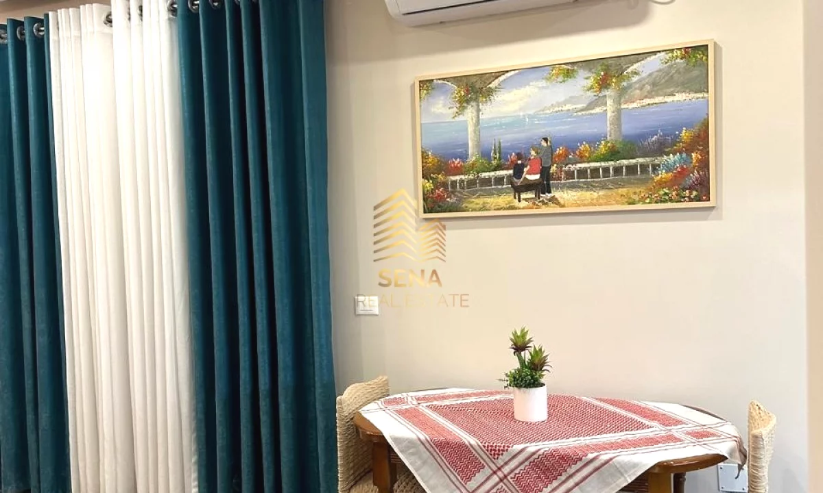 Shtepi me qera Apartament ne Tirane, 1+1, Mobilimi E mobiluar, Pagesa 60,000  Leke.