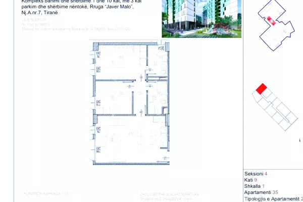 Shtepi ne shitje Apartament ne Tirane, 2+1, Mobilimi E mobiluar, Pagesa 185,300  Euro.