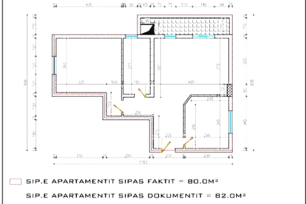 Appartamento in vendita a Tirana 2+1, Vuoto
