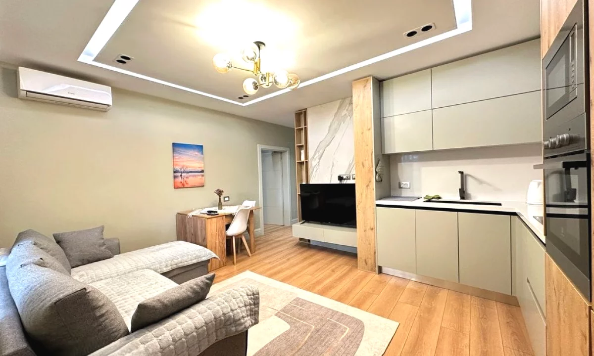 Shtepi ne shitje Apartament ne Tirane, 1+1, Mobilimi E mobiluar, Pagesa 135,000  Euro.
