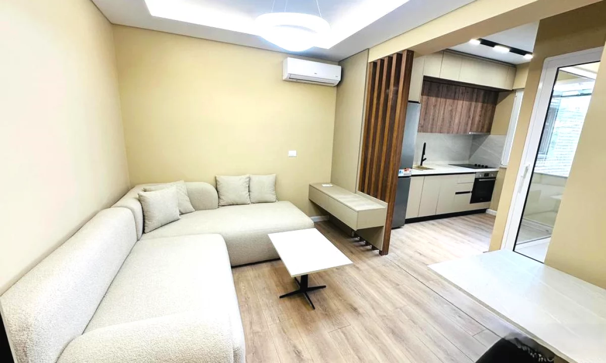 Shtepi ne shitje Apartament ne Tirane, 1+1, Mobilimi E mobiluar, Pagesa 128,000  Euro.