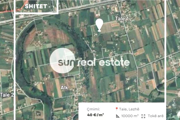 Truall ose Toke ne Lezhe - 400,000 Euro